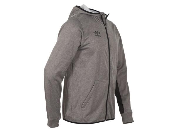 UMBRO Core Tech Hood Zip 19 Mørk grå XL Treningsjakke med hette i polyester 